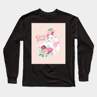 Oh La La Llama Long Sleeve T-Shirt